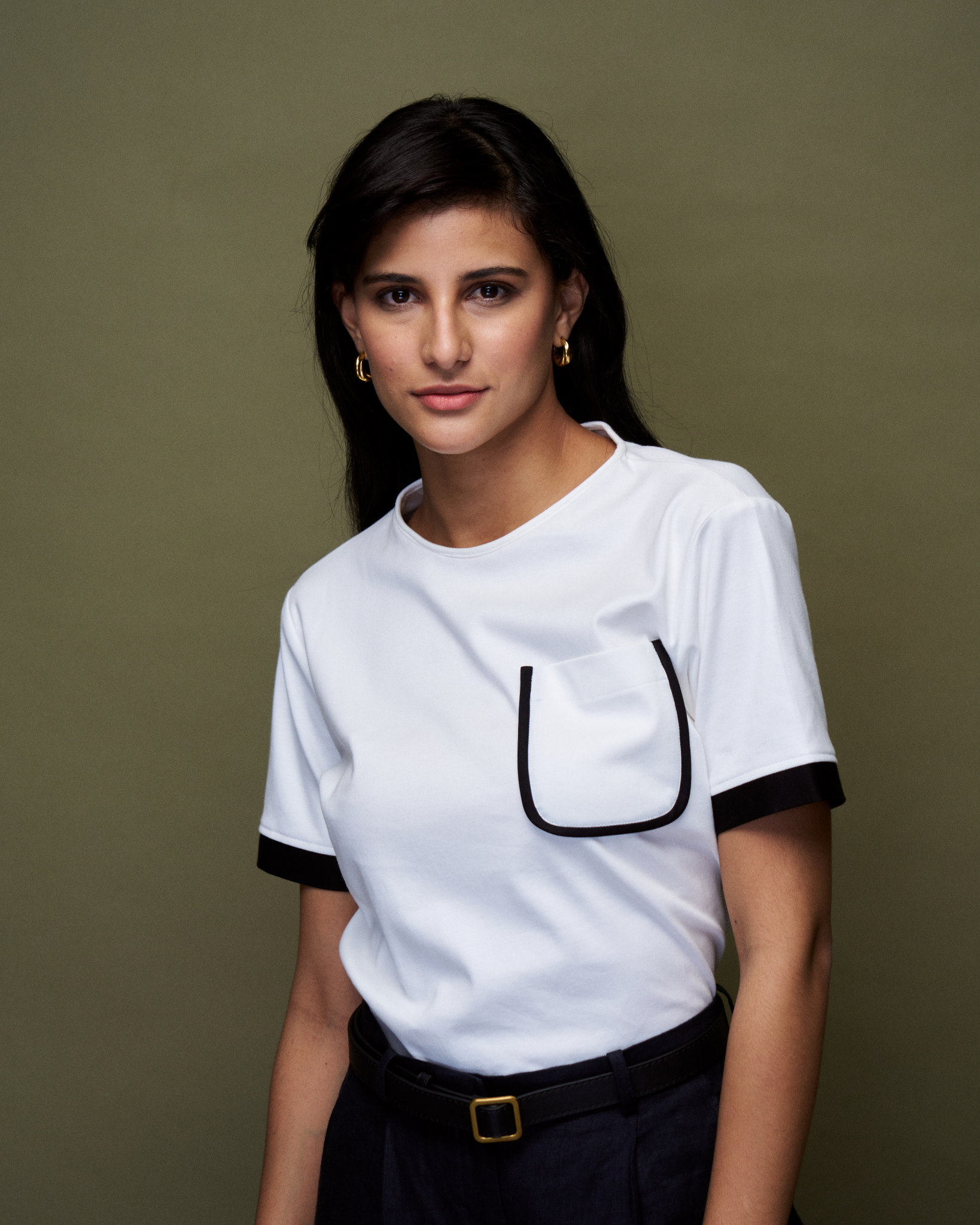 Logus contrast pocket T-shirt