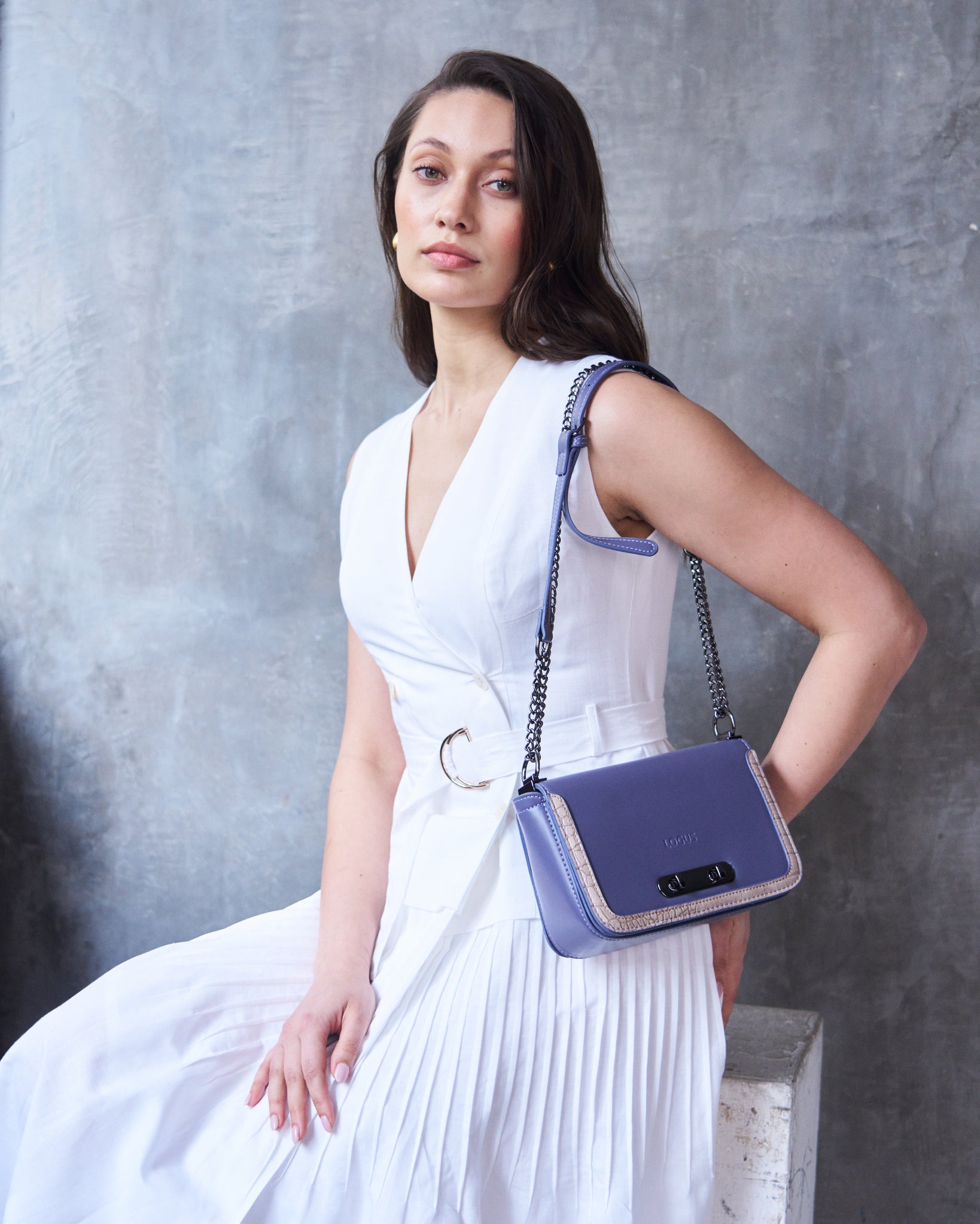 Logus structured sling bag