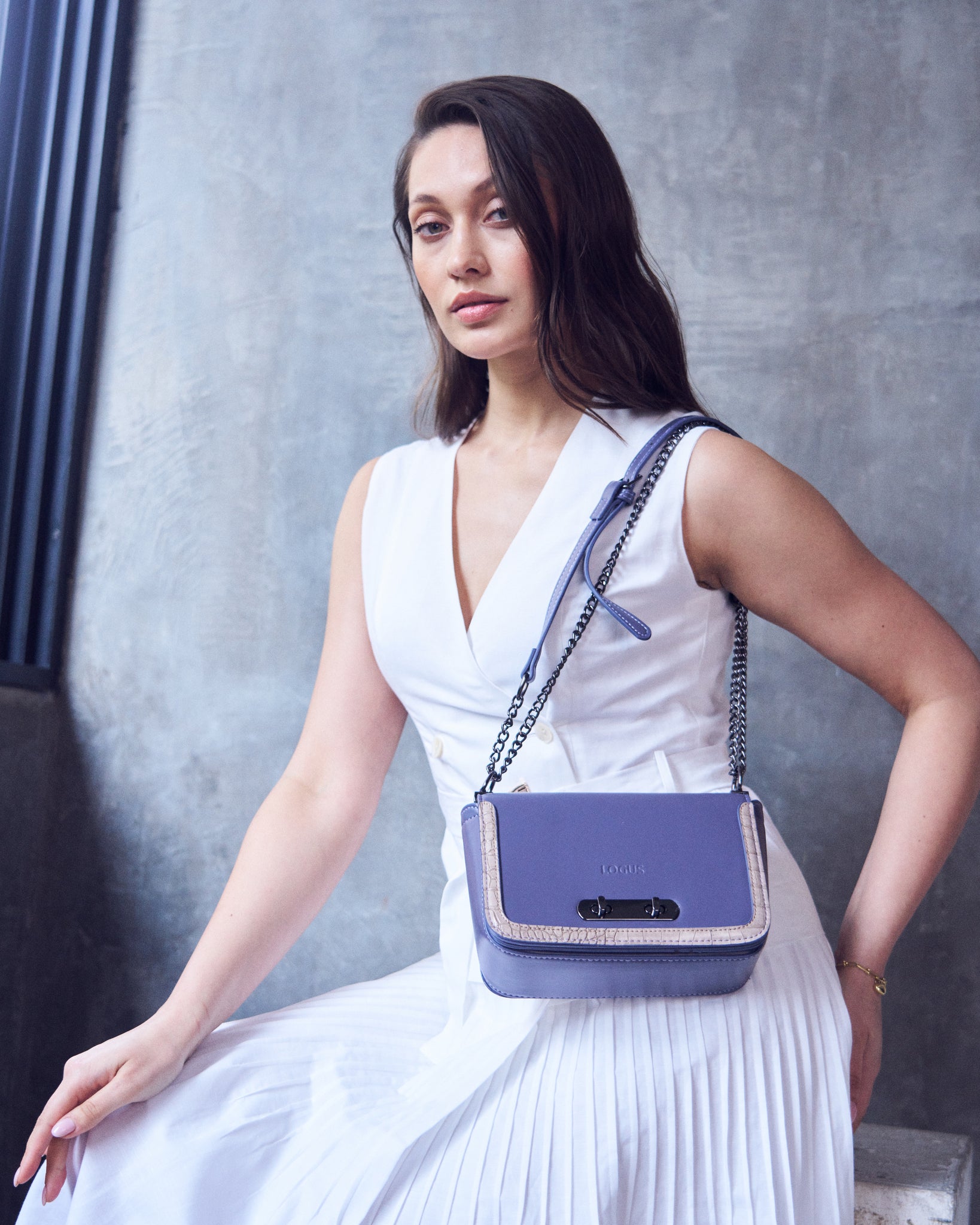 Logus structured sling bag
