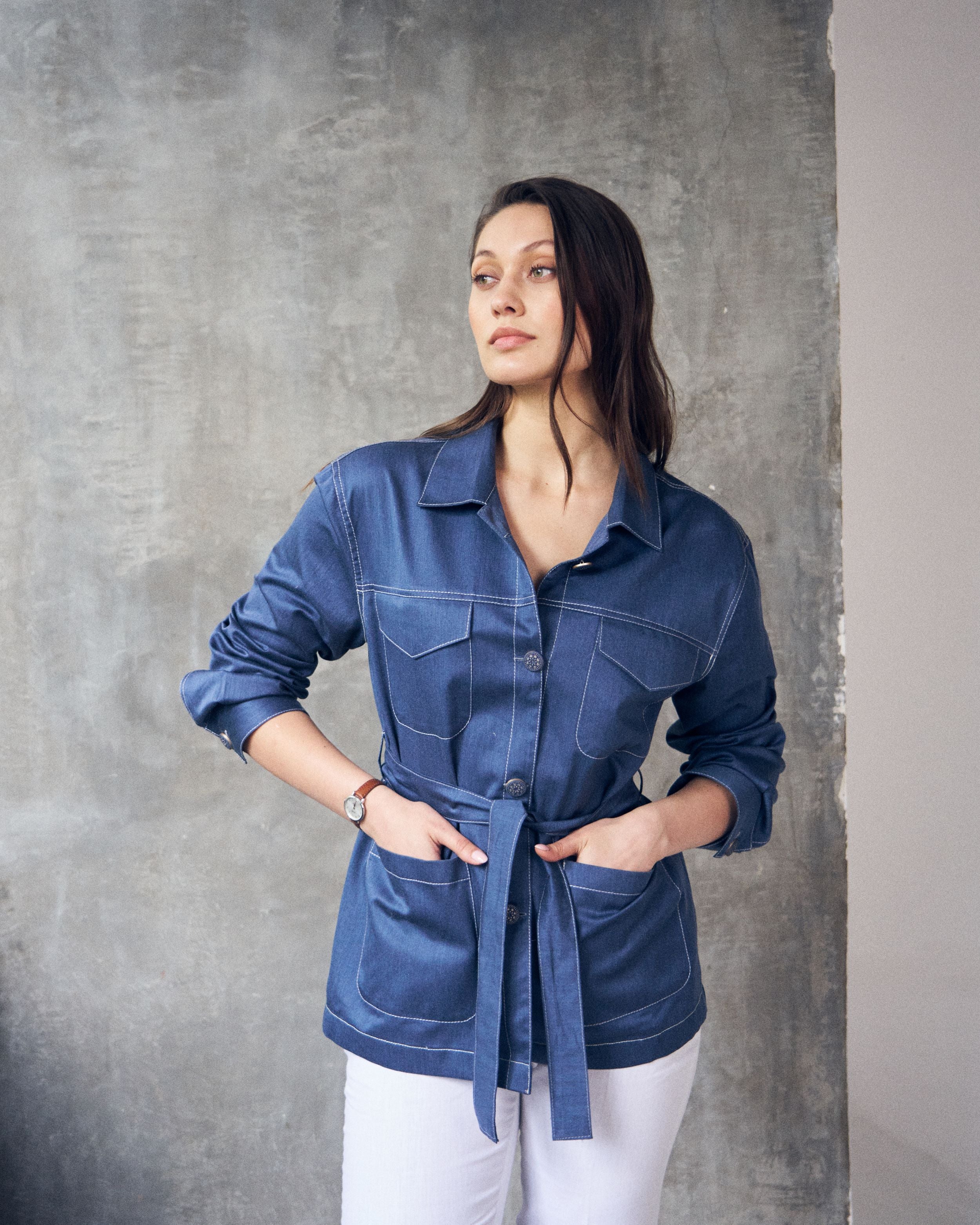 Logus Denim Four pocket Shirt