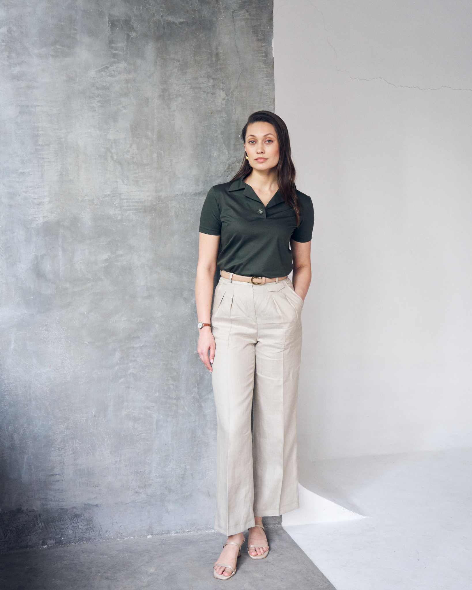 Logus green cotton t-shirt