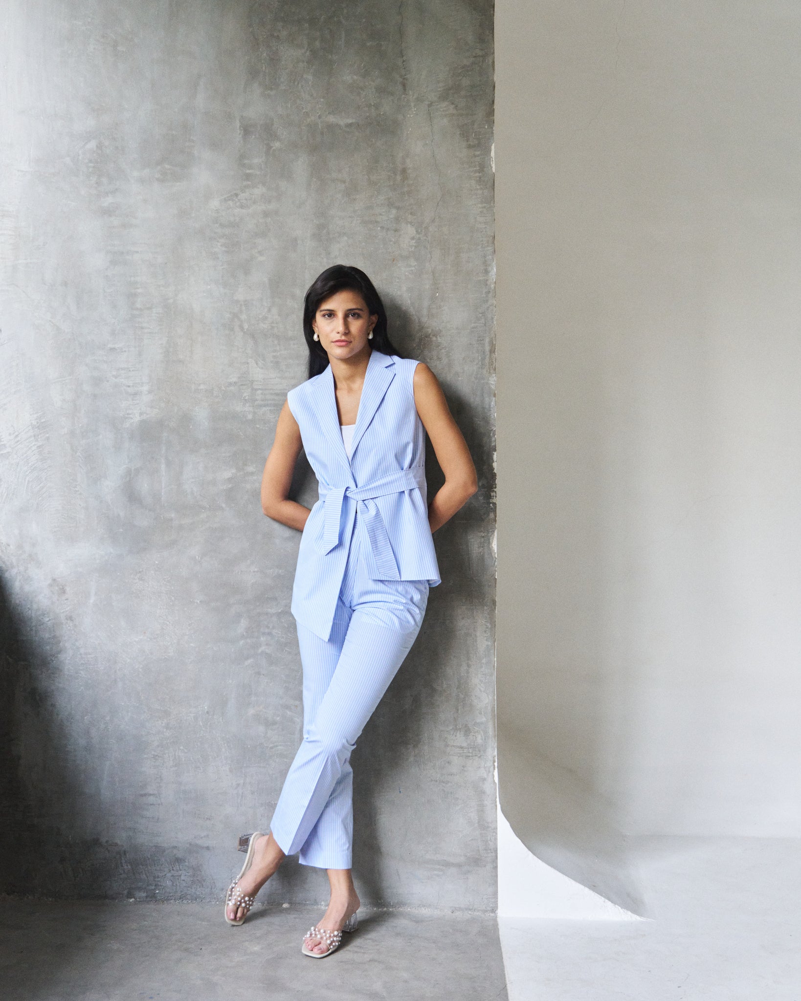 Logus striped cotton set