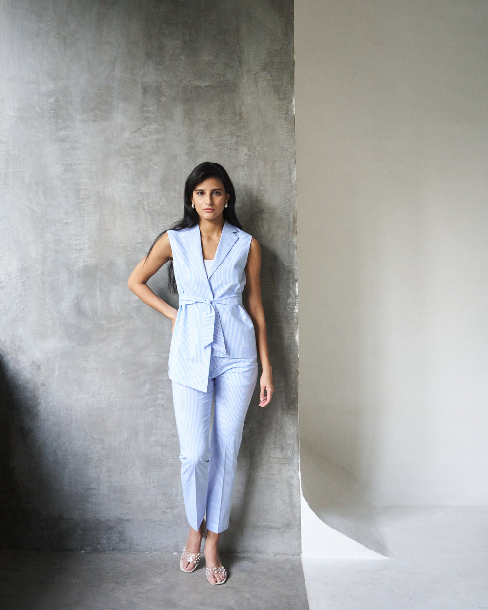 Logus striped cotton set