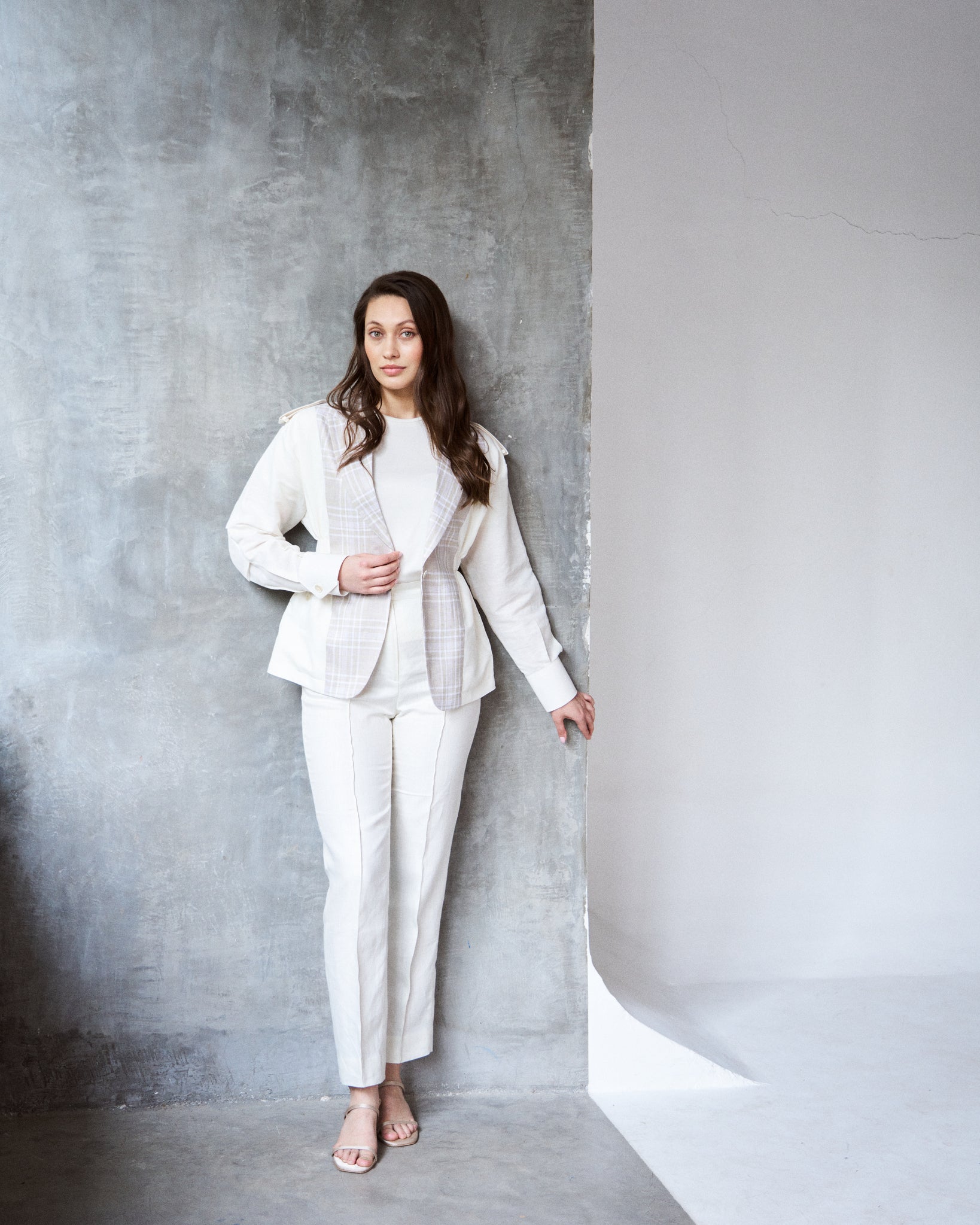 Logus linen blazer shirt