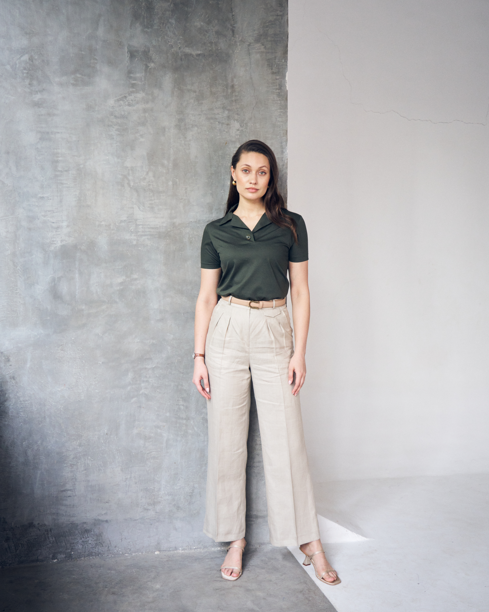 Logus Double pleat Linen trouser